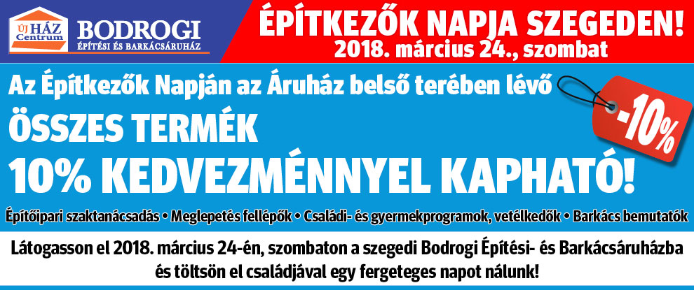 Építkezők Napja Szegeden!